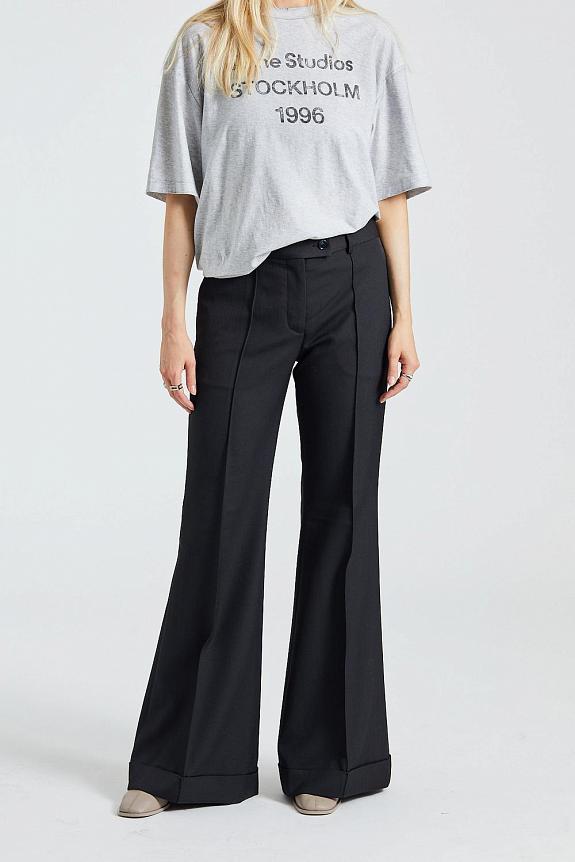 Tailored Flared Trousers Black FN-WN-TROU001062